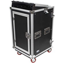 Load image into Gallery viewer, 12 Space Rack Case with Slant Mixer Top