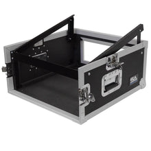 Load image into Gallery viewer, 4 Space Rack Case with Slant Mixer Top