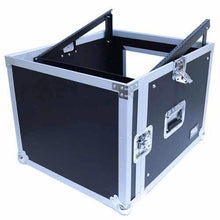 Load image into Gallery viewer, 8 Space Rack Case with Slant Mixer Top