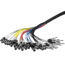 Load image into Gallery viewer, SAPSNS-24-3x10x100 - 24 Channel 100' Snake Cable on a Reel (Compatible with PreSonus 24.4.2 Digital Mixer)