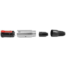 Load image into Gallery viewer, SAPT274 (2 Pack) - 1/4" Female Locking Cable Jack Connectors - Nickel Finish