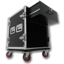 Load image into Gallery viewer, 12 Space Rack Case with 4 Space Drawer