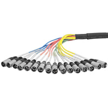 Load image into Gallery viewer, SARLX-16x100 - 16 Channel XLR Colored Snake Cable 100'