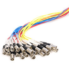 Load image into Gallery viewer, SARMSS-24x1515 - 24 Channel XLR TRS Combo Splitter Snake Cable - two 15' XLR trunks