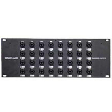 Load image into Gallery viewer, SARMSS-32x1515 - 32 Channel XLR TRS Combo Splitter Snake Cable - two 15' XLR trunks