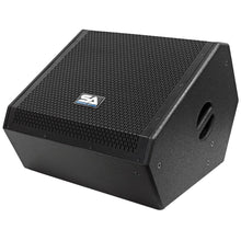 Load image into Gallery viewer, SAX-12M-PW - Pair of Powered Compact 12 Inch 2 Way Coaxial Floor / Stage Monitors with Titanium Horns