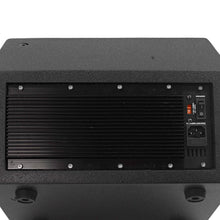 Load image into Gallery viewer, SAX-8M-PW - Pair of Powered Compact 8 Inch 2 Way Coaxial Floor / Stage Monitors with Titanium Horns