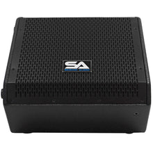 Load image into Gallery viewer, SAX-10M - Pair of Compact 10 Inch 2 Way Coaxial Floor / Stage Monitors with Titanium Horns