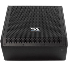 Load image into Gallery viewer, SAX-12M - Pair of Compact 12 Inch 2 Way Coaxial Floor / Stage Monitors with Titanium Horns