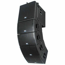 Load image into Gallery viewer, Powered Line Array System - 18 Inch Subwoofer, Four 12 Inch Line Array Speakers and Mounting Frame
