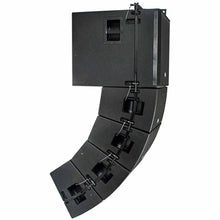 Load image into Gallery viewer, Powered Line Array System - 18 Inch Subwoofer, Four 12 Inch Line Array Speakers and Mounting Frame