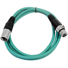Load image into Gallery viewer, SAXLX-6 - 6 Pack of Multiple Colors 6 Foot XLR Patch Cables