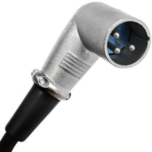 Load image into Gallery viewer, SAXRA15 - 15' XLR Right Angle Microphone Cables (2 Pack)