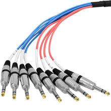 Load image into Gallery viewer, SAXT-8x15M - 8 Channel 15' TRS to XLR Male