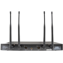 Load image into Gallery viewer, SA-U2LV3-2 - 2 Channel UHF Wireless Microphone System with 2 Headset Microphones
