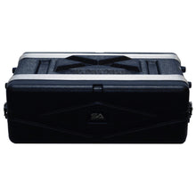 Load image into Gallery viewer, SALWR3S - Lightweight 3 Space Compact ABS Rack Case - 3U PA DJ Shallow Rack Case
