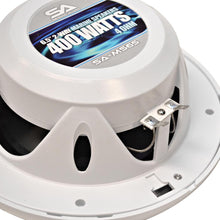 Load image into Gallery viewer, SA-MS65W - Pair of 400 Watt 6.5 Inch 2-Way Waterproof Boat/Marine Speakers - 800 Watts Total
