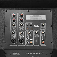 Load image into Gallery viewer, SA-OB1 - Powered Portable Column Array PA System - 6x2 Column Speaker &amp; 10 Inch Subwoofer
