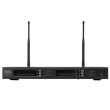 Load image into Gallery viewer, SA-U2HHLV2 - 2 Channel UHF Wireless Microphone System with 1 Handheld &amp; 1 Lavalier Microphone - 1st Generation
