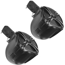 Load image into Gallery viewer, SA-WT80B - Pair of 300 Watt 8 Inch 2-Way Black Wakeboard Tower Speakers - 600 Watts Total
