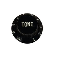 Load image into Gallery viewer, Black Plastic Traditional Replacement Volume and Tone Knob Set
