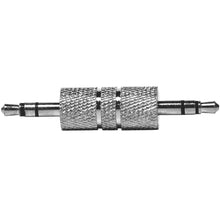 Load image into Gallery viewer, SAPT315 - 4 Pack of 1/8" (3.5mm) Male to Male Stereo Adapters - Audio Gender Changers
