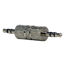 Load image into Gallery viewer, SAPT315 - 4 Pack of 1/8" (3.5mm) Male to Male Stereo Adapters - Audio Gender Changers
