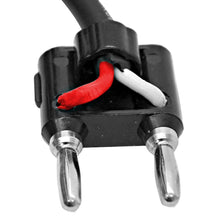 Load image into Gallery viewer, SAPT514 - 2 Pack of 6 Inch Banana Plug to 1/4 Inch TS Mono Female Patch Cables

