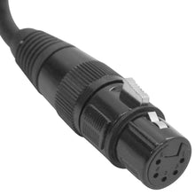Load image into Gallery viewer, SAPT517 - 6 Inch 3 Pin XLR Male to 5 Pin XLR Female DMX Turnaround Adapter Cable
