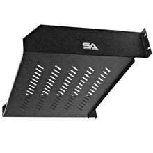 Load image into Gallery viewer, SARCS-02 - 2 Space Vented Rack Case Shelf - 2U Server Mount Network Shelf
