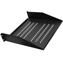 Load image into Gallery viewer, SARCS-06 - 2 Space Vented Rack Case Shelf - 18 Inch Deep 2U Server Mount Network Shelf
