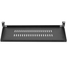 Load image into Gallery viewer, SARCS-08 - 1 Space Vented Server Shelf - 1U Rack Mount Case Shelf - 8" Deep
