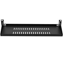 Load image into Gallery viewer, SARCS-10 - 1 Space Vented Server Shelf - 1U Rack Mount Case Shelf - 6" Deep
