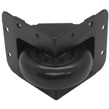 Load image into Gallery viewer, SARHW26 -  Black Recessed Tilt Caster &amp; Housing for PA DJ Speaker Sub Cabinets, 2.75 Inch Wheel
