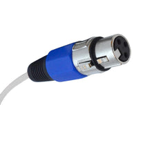 Load image into Gallery viewer, SASN4B - 4 Channel 2 Foot Balanced XLR Snake Cable - Blue Cable Shell
