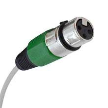 Load image into Gallery viewer, SASN4G - 4 Channel 2 Foot Balanced XLR Snake Cable - Green Cable Shell
