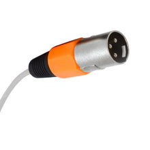 Load image into Gallery viewer, SASN4O - 4 Channel 2 Foot Balanced XLR Snake Cable - Orange Cable Shell
