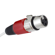 Load image into Gallery viewer, SASN4R - 4 Channel 2 Foot Balanced XLR Snake Cable - Red Cable Shell
