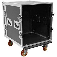 Load image into Gallery viewer, SATAC12U - Heavy Duty 12 Space ATA Rack Case with 4 Inch Casters - 12U Server Case
