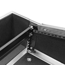 Load image into Gallery viewer, SATAC2x10 - Heavy Duty 2 Space ATA Rack Case with 10U DJ Mixer Top and Laptop Shelf
