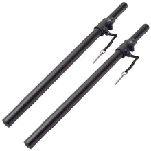 Load image into Gallery viewer, Pair of PA/DJ Steel Tripod Speaker Stands &amp; Subwoofer Poles
