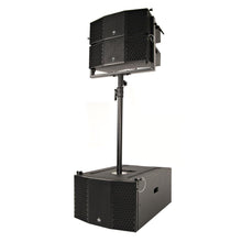 Load image into Gallery viewer, Compact 3x10 Line Array Subwoofer, Pair of Compact 2x5 Line Array Speakers, &amp; Mounting Pole
