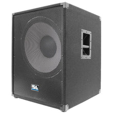 Load image into Gallery viewer, Pair of Enforcer II 18"  Pro Audio Subwoofer Cabinets, Power Amplifier and Cables
