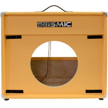 Load image into Gallery viewer, Luke-1x12V - Vintage Empty 12" Guitar Cabinet - Orange Tolex/Black Cloth Grill
