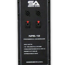 Load image into Gallery viewer, Pair of 12" PA DJ Molded  Speakers and Stands
