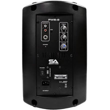 Load image into Gallery viewer, PWS-8 Pair of Powered 8" PA DJ Molded Speakers
