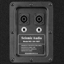 Load image into Gallery viewer, SA-100T Pair of Dual 10" Pro Audio PA/DJ Speaker Cabinets Titanium Horns

