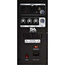 Load image into Gallery viewer, SA-10MT-PW - Powered 2-Way 10" Floor / Stage Monitor Wedge Style with Titanium Horn
