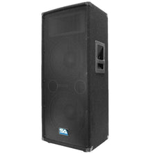 Load image into Gallery viewer, SA-122T Dual 12" Pro Audio PA/DJ Speaker Cabinet Titanium Horns

