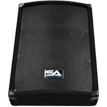 Load image into Gallery viewer, SA-12MT Pair of 12" Floor / Stage Monitors Wedge Style with Titanium Horn
